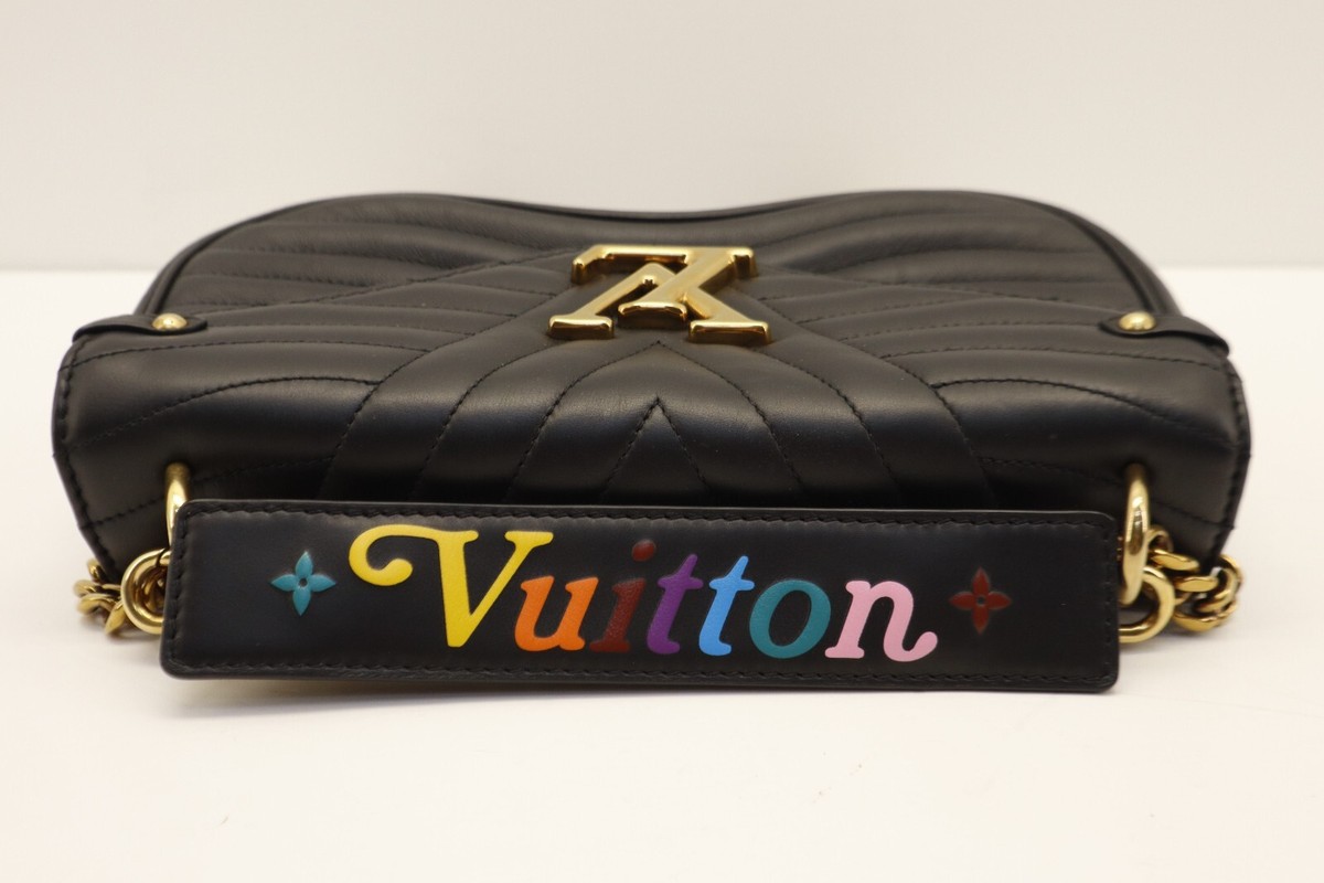 LOUIS VUITTON M51683 New Wave Chain Bag Quilted Leather PM LOUIS VUITTON M51683 New Wave Chain Bag Quilted Leather PM