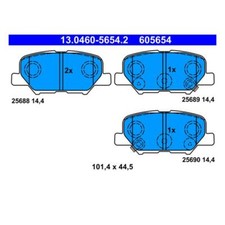 Plaquette de frein Mazda 818