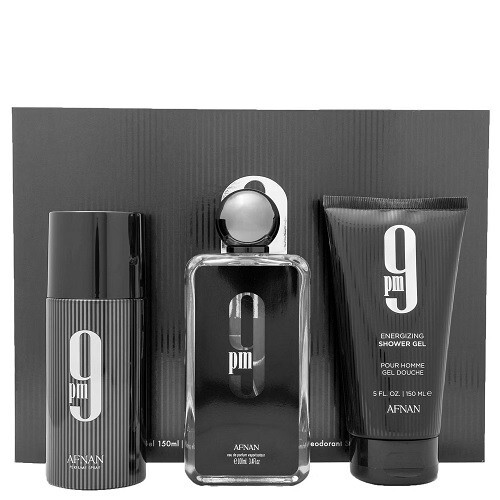 Afnan 9 Pm Luxury Perfume Gift Set - Eau De Parfum (3.4 Oz) Deodorant (5.0 Oz) Shower Gel (6.7 Oz) - Image 5