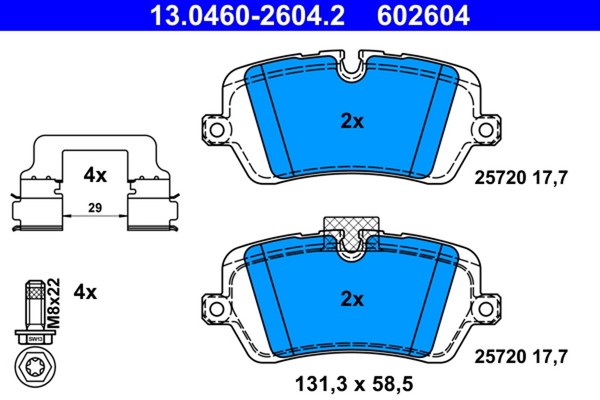 BremsbelÄGe Land Rover T. Discovery/Range Rover 2.0-5.0 4X4 13--image