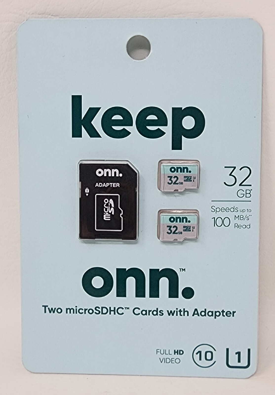 ONN Two (32GB) microSDHC Cards With Adapter 681131279970 eBay