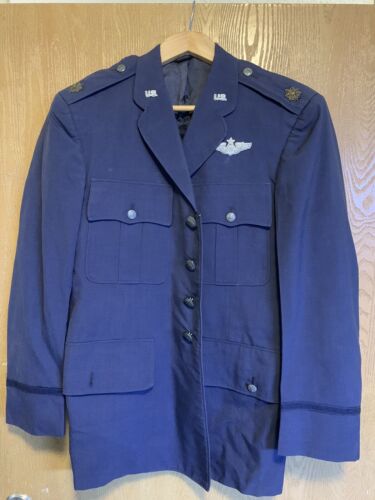 Vietnam War USAF Dress Coat With Bullion Wings And Rank - Afbeelding 1 van 4