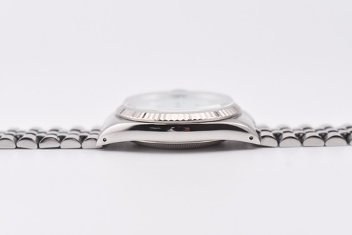 Rolex Datejust 16234 White Gold Bezel Custom Tiffany Dial 36mm - Picture 6 of 16