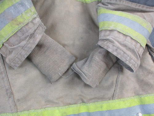 Lion Firefighter Jacket 40 32 R Turnout Lined Elbow Pads 2015 - Picture 14 of 17
