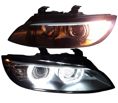 XENON SCHEINWERFER FÜR BMW E92 E93 05-02/10 SCHWARZ D1S HID TAGFAHRLICHT LED - Bild 2 von 5