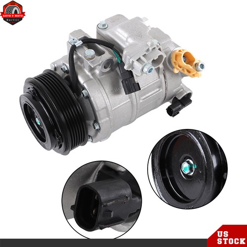 AC Compressor w/Clutch For 13-20 Ford Explorer Flex Police Lincoln 3.5L 3.7L - Picture 1 of 13