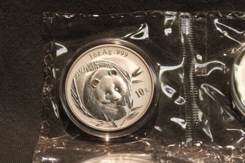 2003 1 oz .999 Fine Silver ~ 10 Yuan Chinese Silver Panda Coin. DOUBLE SEALED! - Picture 4 of 7