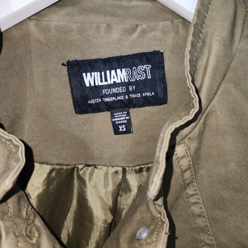 William Rast/Justin Timberlake sz XS Green Military Jacket - Picture 8 of 11