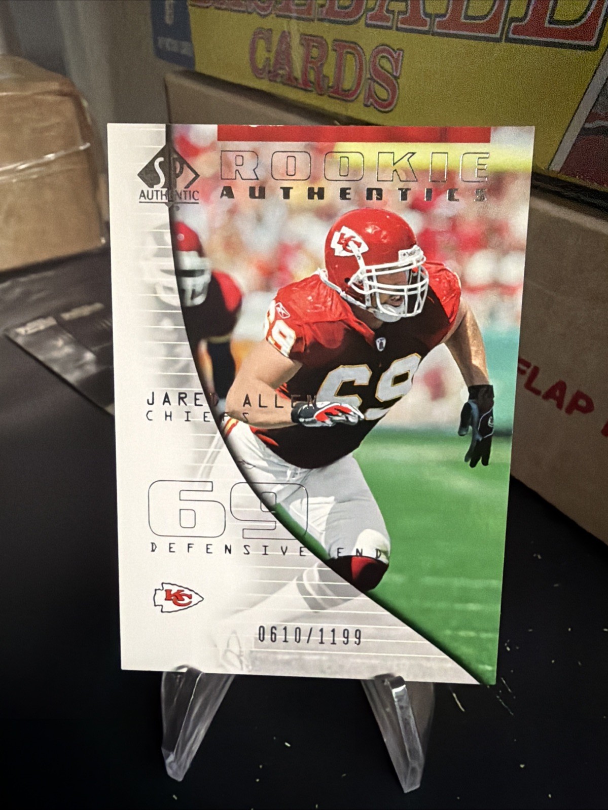 2004 Jared Allen SP Authentic #101 Rookie Authentics 887/1199 RC Chiefs