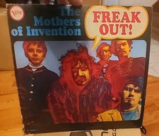 LP THE MOTHERS OF INVENTION FREAK OUT Frank Zappa Low Quality.  Great Filler