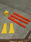 1991 GI JOE ARAH Wet Suit V3 Vintage Helmet /Flippers /Missiles Accessories Lot