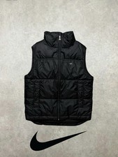 Nike Vintage Puffer Weste Y2K-Ära (ca. 2000er Jahre) - Schwarz - S