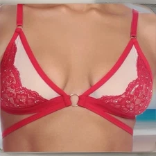 Honeydew Intimates Lucy Bralette LARGE Color: Cupid MSRP $28.00