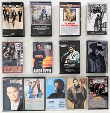 Lot of 29 Country Music Cassette Tapes Johnny Cash, Travis, Oak Ridge Boys 