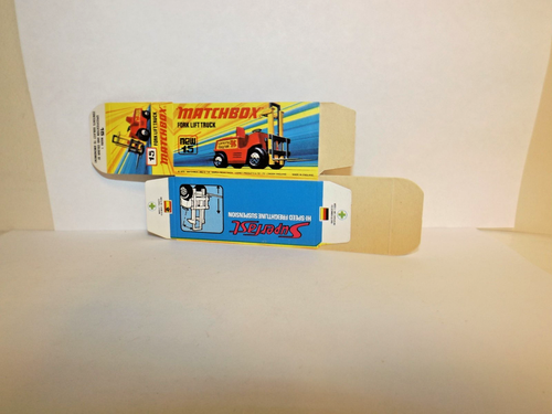MATCHBOX S/F NO. 15-B FORK LIFT TRUCK EMPTY BOX ONLY - Picture 2 of 2