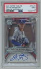 2025 Topps Tribute Justin Wrobleski RC Auto /199 PSA 9 Rookie Autograph Dodgers