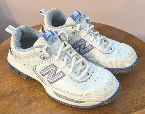 New Balance 806 Damen 7,5 B Wide Fit Tennis Pickleball Schuh Leder WC806W - Bild 3 von 18