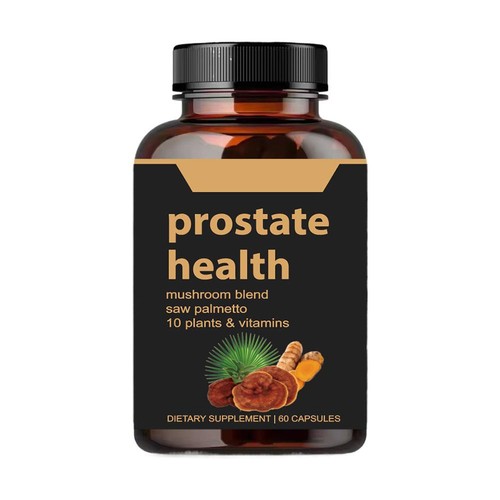 Prostate Health - Mushroom Blend+Saw Palmetto+10 Plants Vitamin 60/90Capsules - Picture 16 of 20