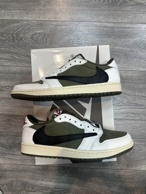 Size 9 - Travis Scott x Air Jordan 1 Retro OG SP Low Reverse Olive