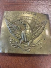Pre-Civil War Federal Brass Belt Clip Eagle Militia 1818-1835