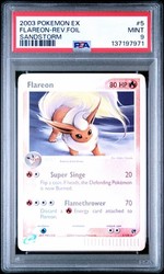 Flareon 5/100 EX Sandstorm Reverse Holo