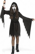 Brand New Glitter Bling Ghost Face Child Costume