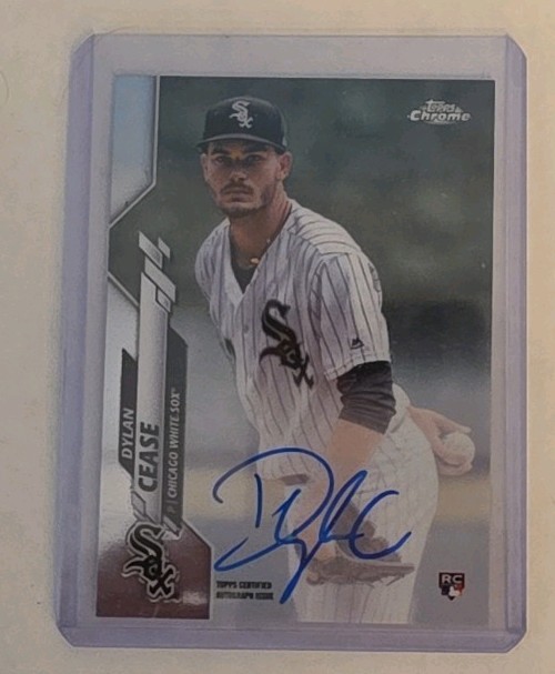 2020 Topps Chrome - Rookie Autographs Dylan Cease #RA-DCE (AU, RC)