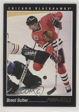 1993-94 Pinnacle Brent Sutter #91 0y3