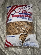 Alliance Rubber 26644 Advantage Rubber Bands Size #64, Aprox. 1 Lb Open But Full