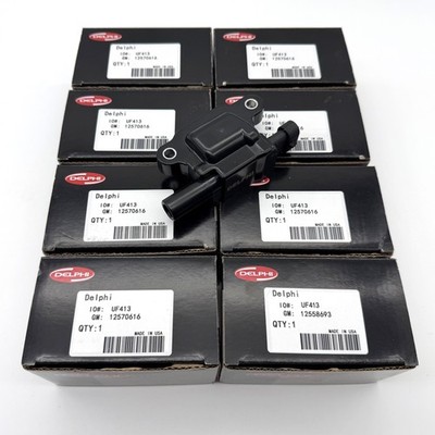 8x NEW Delphi Ignition Coils For Chevy Silverado 1500 GMC 5.3L 6.0L 6.2L V8