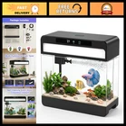 3 Gallon Fish Tank Starter Kit - Smart Aquarium with 3-in-1 Pump, LED Lights & T