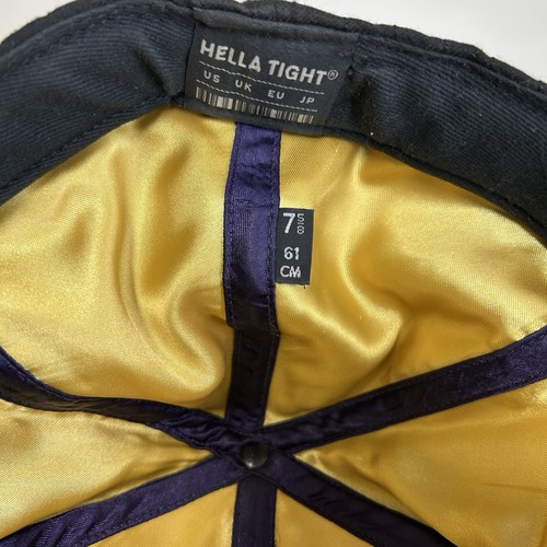 Hella Tight Mac Dre Fitted Hat 7 & 5/8 Thizz Cap Black - Picture 8 of 11