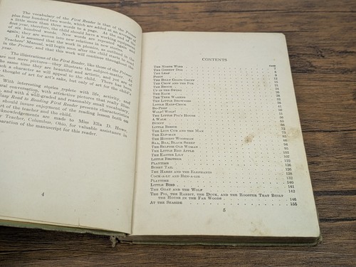 Antique Book - 1919 "The Easy Road to Reading, First Reader" by Carrie Smith, HC - Picture 12 of 22