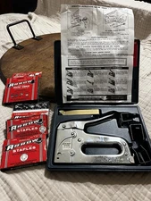 Vintage Arrow T-50MP Multi-Purpose Staple Gun Kit In Original Case W/ Staples