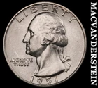 1951-D Washington Quarter- Silver Choice Gem Brilliant Uncirculated #i8032