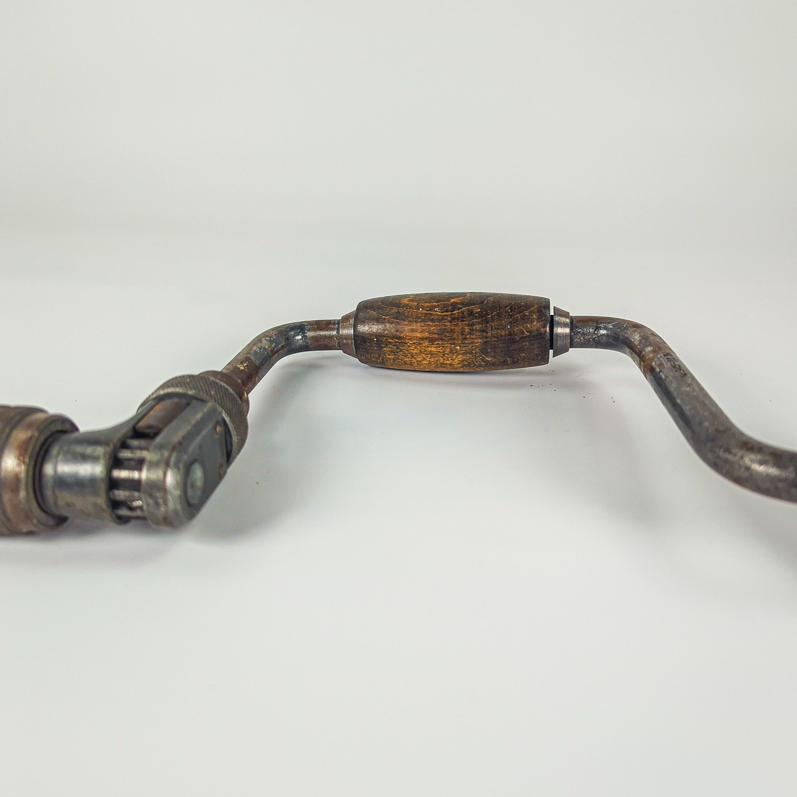 Vintage - Stanley - Hand Ratcheting, Reversible Bit Brace Drill - 10" image 5