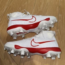 Nike Alpha Huarache NXT Baseball Cleat - Size 8.5 - DJ6517 104 - White &Red