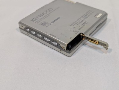 KENWOOD DMC-S55 Blue Portable MD Player Minidisc Player Vintage
