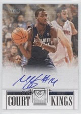 2012 Elite Series Court Kings White Canvas 57/99 Michael Kidd-Gilchrist Auto 0b9