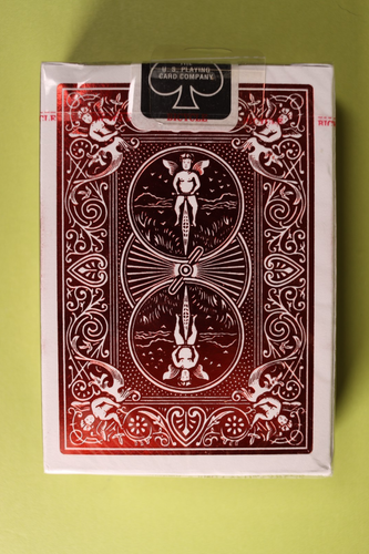 Carte da gioco Bicycle Metalluxe Foil Backed Crimson Red Edition sigillate nuove 2018 - Foto 2 di 6