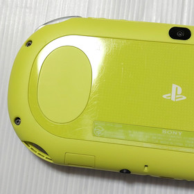 SONY PlayStation PS Vita White Lime green console PCH-2000 Tested Import Japan