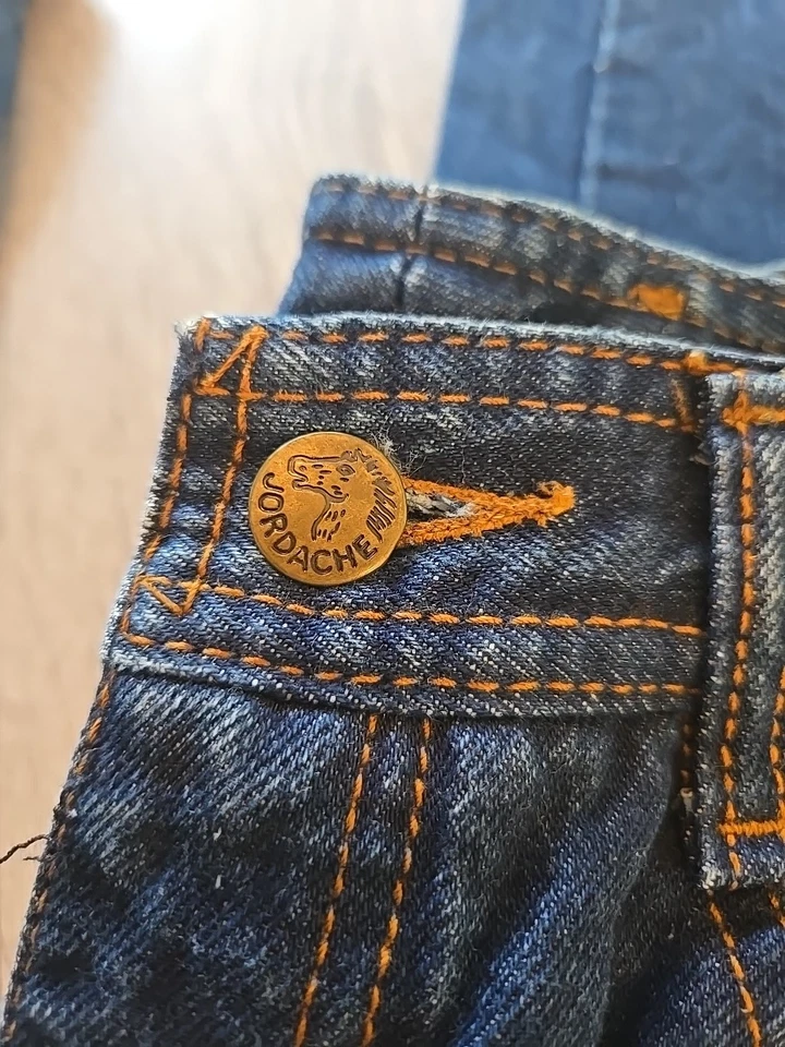 Vintage Jordache Jeans Women's 29L Horse Head NWOT USA Two Tone Contrast 90s - Image 4 of 4