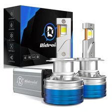 RIDROID H7 LED Headlight Bulb Conversion Kit Super Bright High Low Beam 200000LM