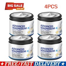 4Pcs Advanced Magnesium Relief Cream Premium Solution Balm for Joint Discomfort  