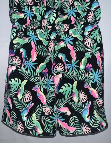 Girls Black One Piece Romper Summer size XL 14-16 Wonder Nation - Picture 10 of 11