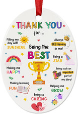 Teacher Christmas Ornament 2025 - Teacher Gifts for Women, Men - Thank You Appre