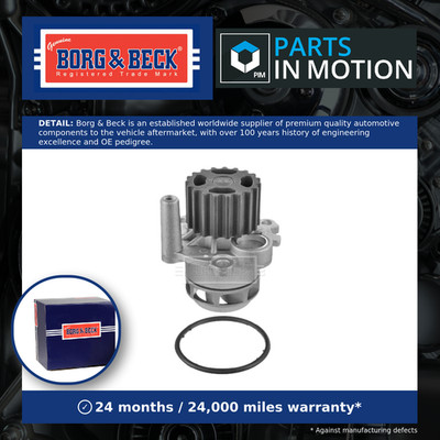 Water Pump fits AUDI A3 1.9D 03 to 10 Coolant B&B 045121011F 045121011FX Quality
