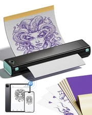 Itari M08F Wireless Tattoo Stencil-Printer - Tattoo Transfer Machine Thermal ...