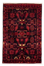 3'5" x 4'11" Vintage Hand Knotted Area Rug Traditional Oriental Wool Carpet