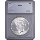 1923 $1 Peace Silver Dollar ~ Uncirculated